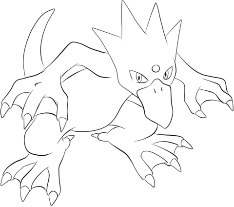 Golduck Coloring page