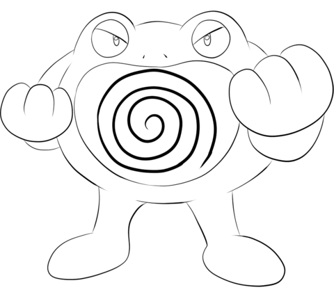 Poliwrath Coloring page