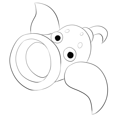 Weepinbell Coloring page