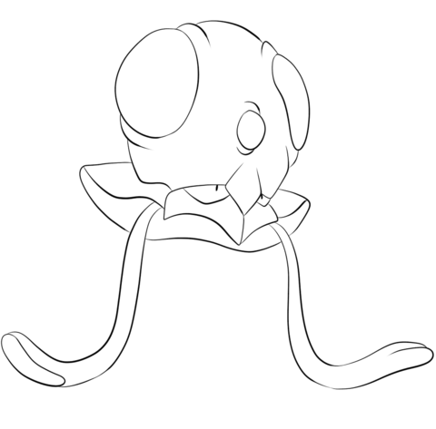 Tentacool Coloring page