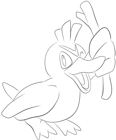 Farfetch'd Coloring page