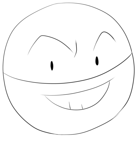 Voltorb Coloring page