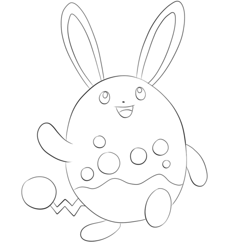 Azumarill Coloring page