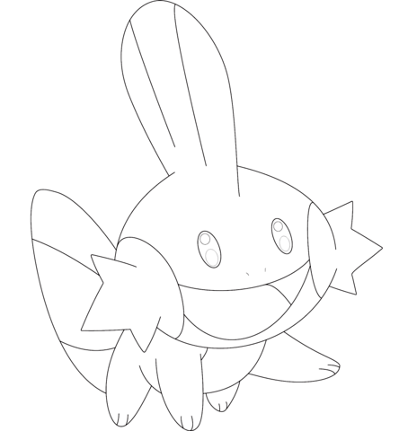 Mudkip Coloring page
