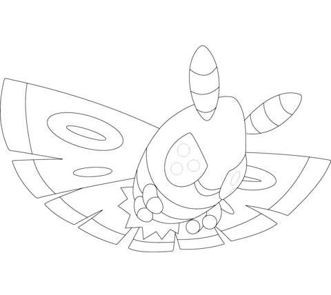 Dustox Coloring page