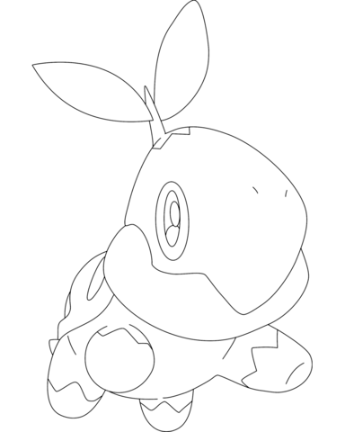 Turtwig Coloring page