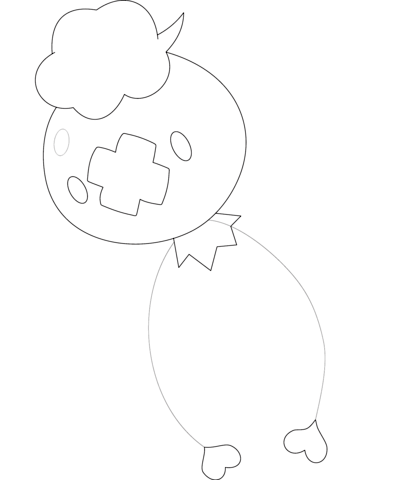 Drifloon Coloring page