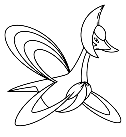 Cresselia  Coloring page