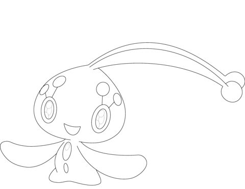 Manaphy Coloring page