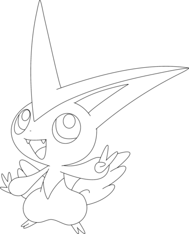 Victini Coloring page