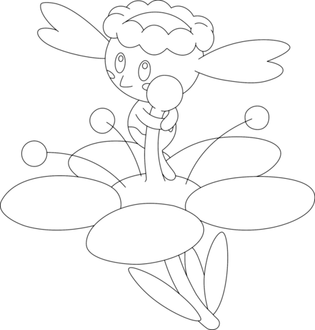 Flabebe Coloring page