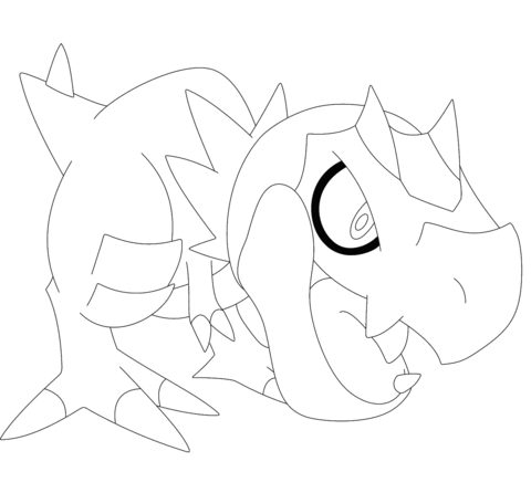 Tyrunt Coloring page