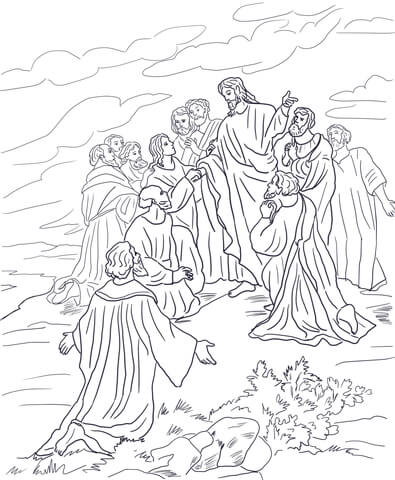 Great Commission Coloring page