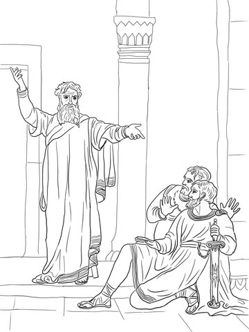 Jeremiah Warns the People Coloring page