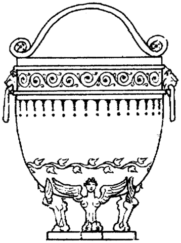Ancient Vase  Coloring page