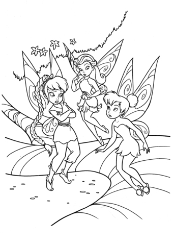 Fairies Coloring page