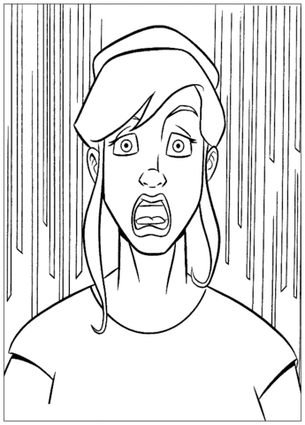 April Is In Shock  Coloring page