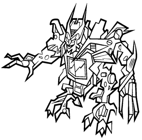 Barricade  Coloring page