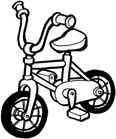 Bicycle  Coloring page