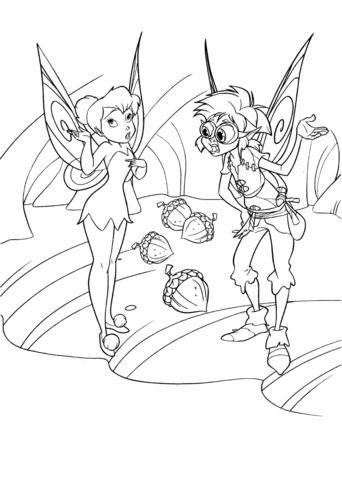 Bobble fairy Coloring page