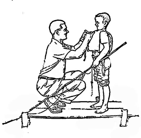 Boy and Dad on Dock by Norman Rockwell Coloring page