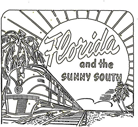 Card From Florida  Coloring page