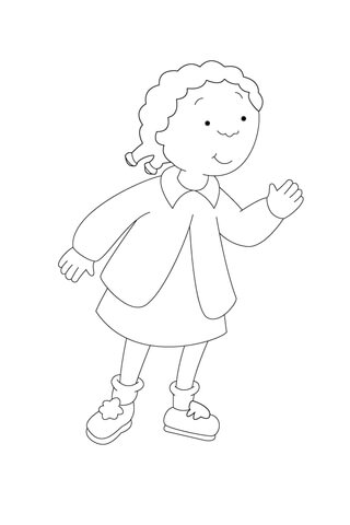 Clementine Coloring page