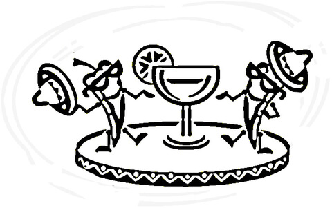 Dancing Peppers Coloring page