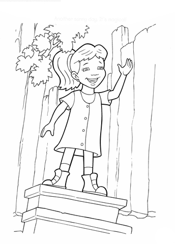 Emmy  On The Top  Coloring page