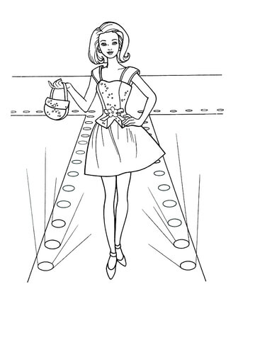 Fashion Show  Coloring page