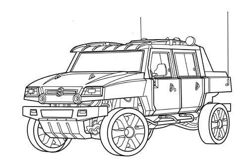 Fiat Oltre  Coloring page