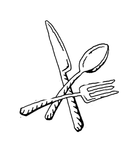 Fork Spoon And Knife  Coloring page