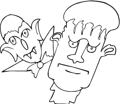 Frankenstein  Coloring page