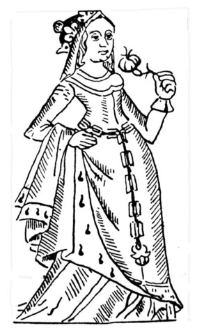 French Queen  Coloring page