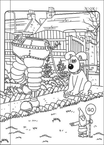 Gromit  Coloring page