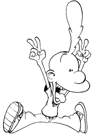 Happy Titeuf  Coloring page