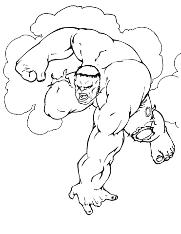Hulk  Coloring page