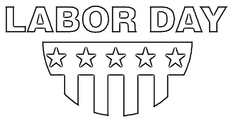 Labor Day  Coloring page