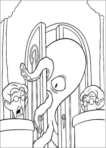 Lefty octopus Coloring page