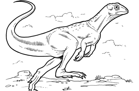 Lesothosaurus  Coloring page
