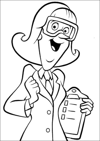 Lucille Krunklehorn  Coloring page