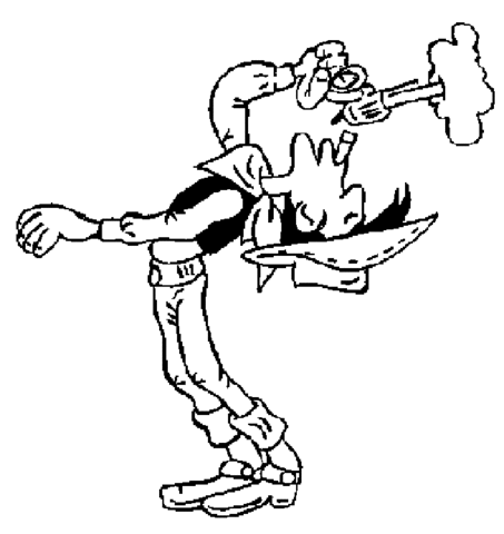 Lucky Luke is so cool Coloring page