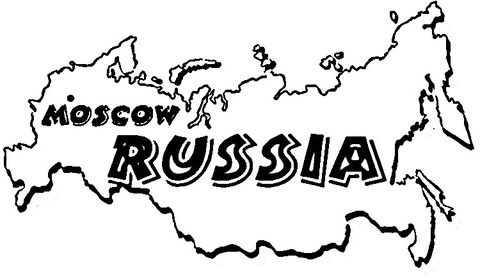 Map Of Russia  Coloring page