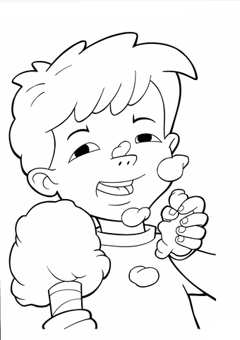 Max With Ice Cream  Coloring page