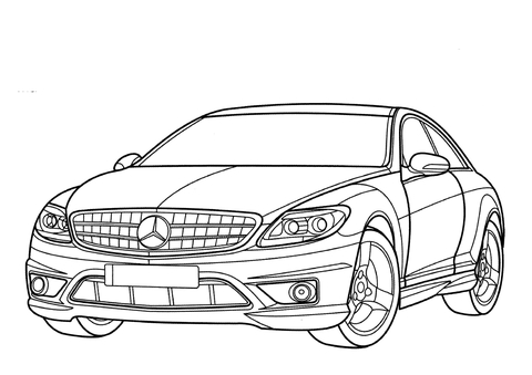 Mercedes-Benz CL-Class Coloring page