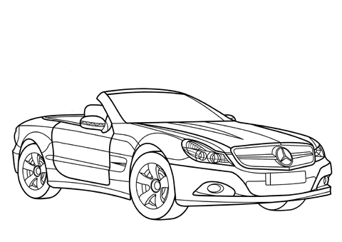 Mercedes-Benz SL-Class Coloring page
