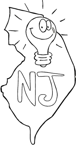 New Jersey  Coloring page