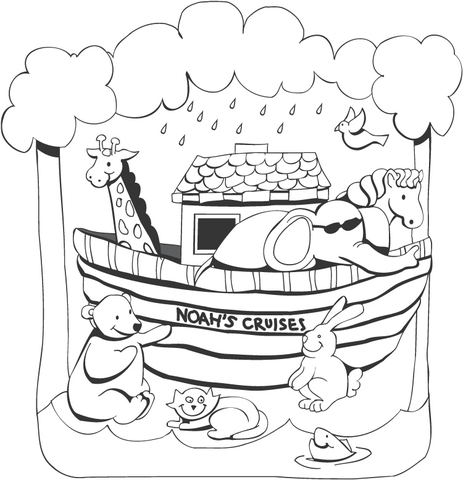 Noah's Ark  Coloring page