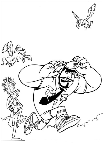 Officer Earl Devereaux  Coloring page