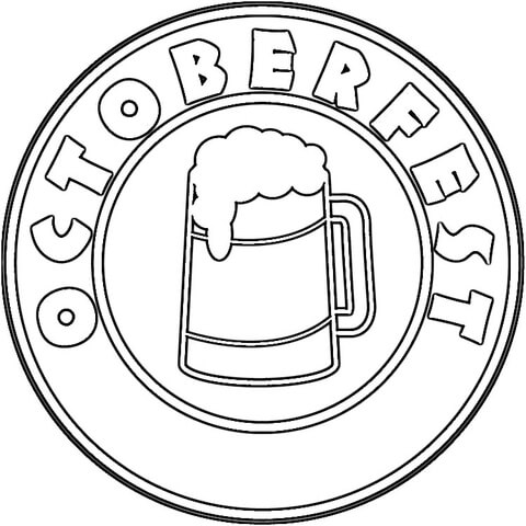 Oktoberfest  Coloring page